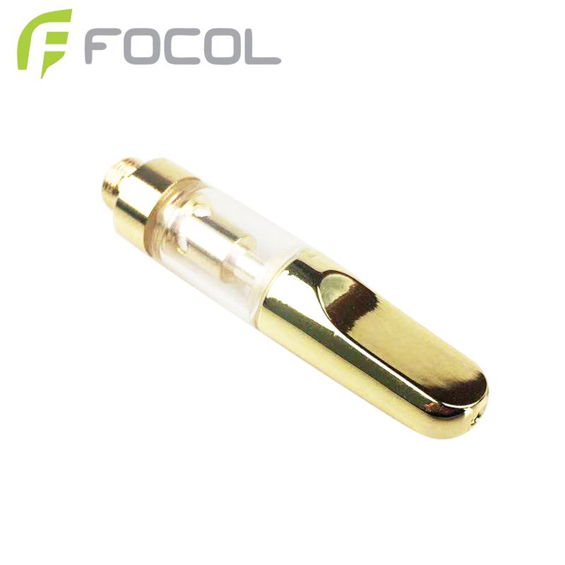 Gold Mouthpiece Cbd Cartridge Focol Brand FCW3