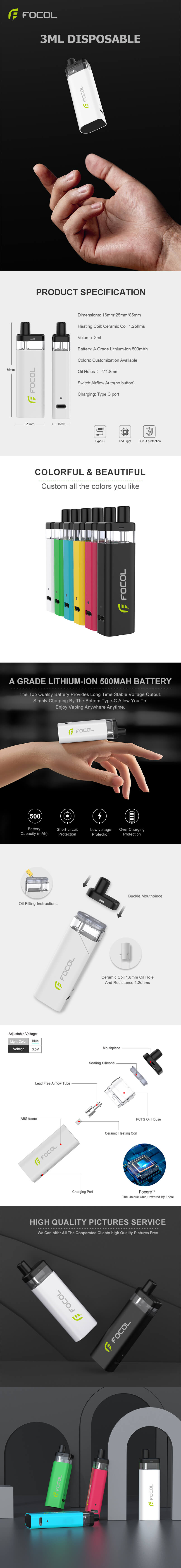 3 Gram Live Resin Vape Details