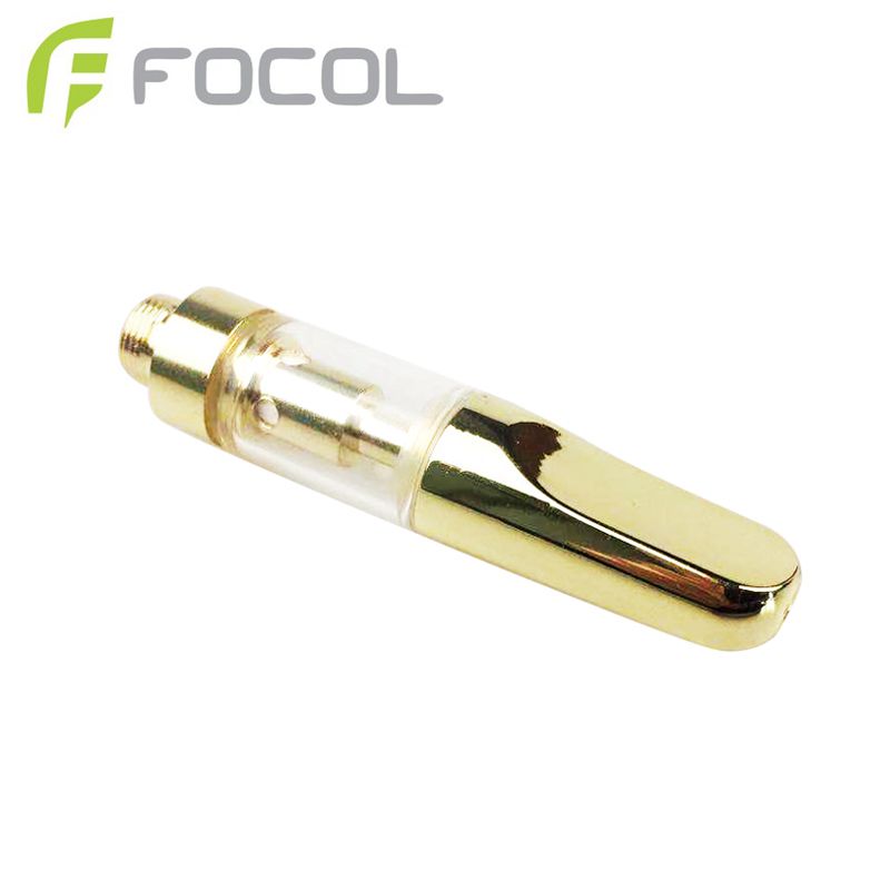 Focol Empty 1ml Gold Tip THC-O HHC Vape Cartridge