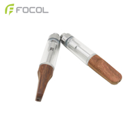 510 Cbd Cartridge Wood Mouthpiece 0.8ml Thc Delta 8 Disposable