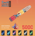 Randm Dazzle Light Glowing Disposable Vape Pen Pod Wholesale 5000 Puffs Cigarette