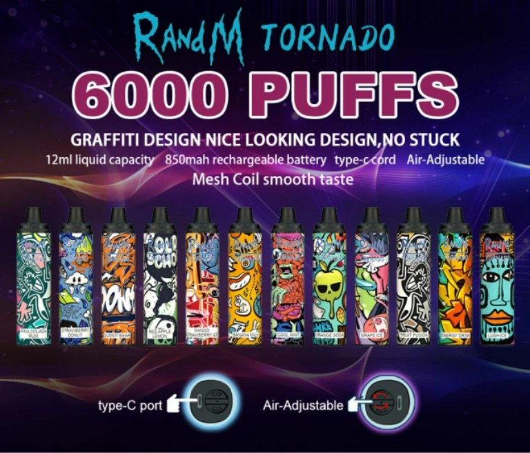 Tornado 6000 puffs Disposable Vape (3)
