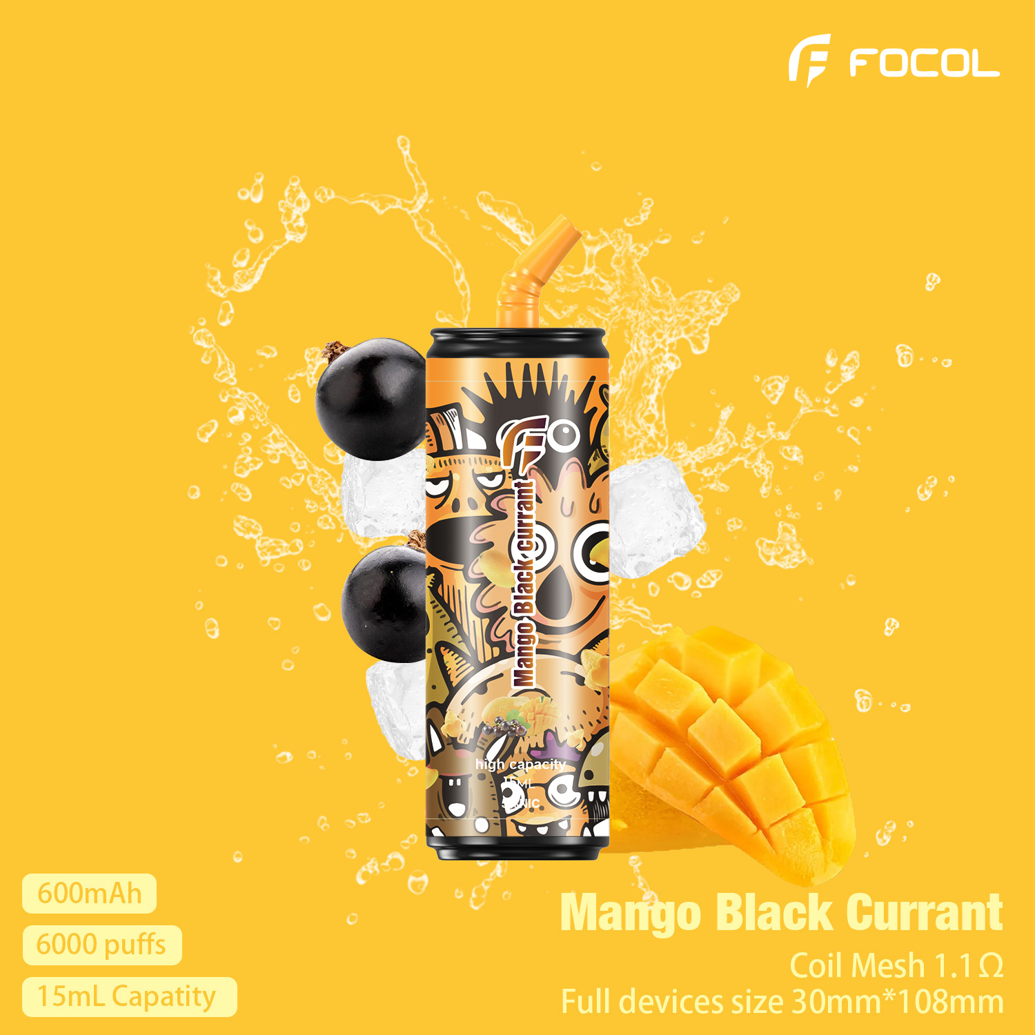 FOCOL COLA Disposable Vape 6000puffs (9)