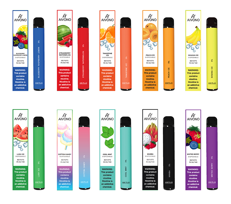 Puff Plus 800 Fruit Flavor Disposable Vape Electronic Cigarette
