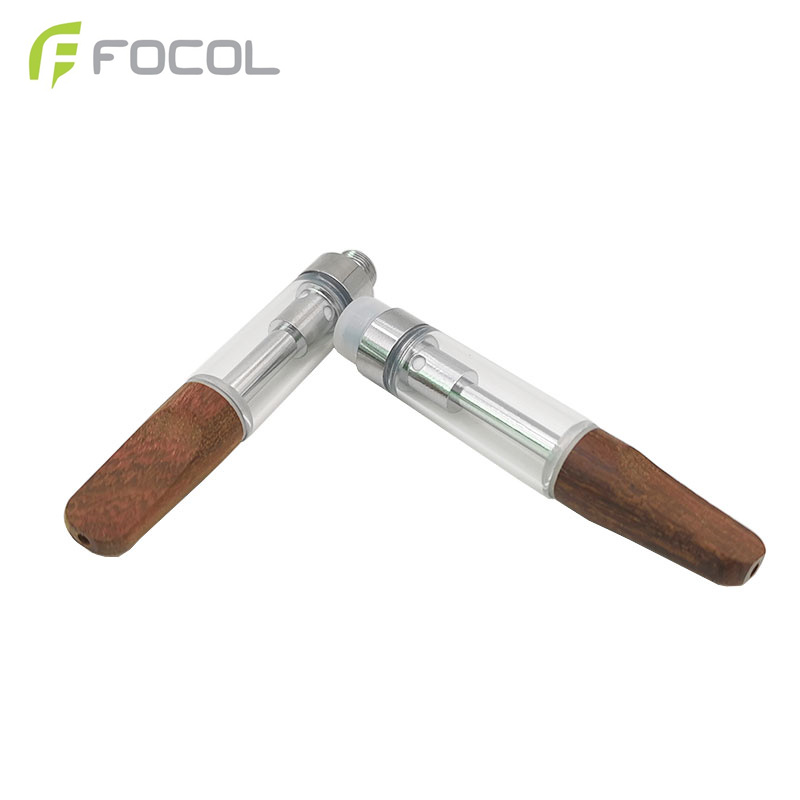 Atomizer Pen Disposable Vape Cartridge Wood Tip 510