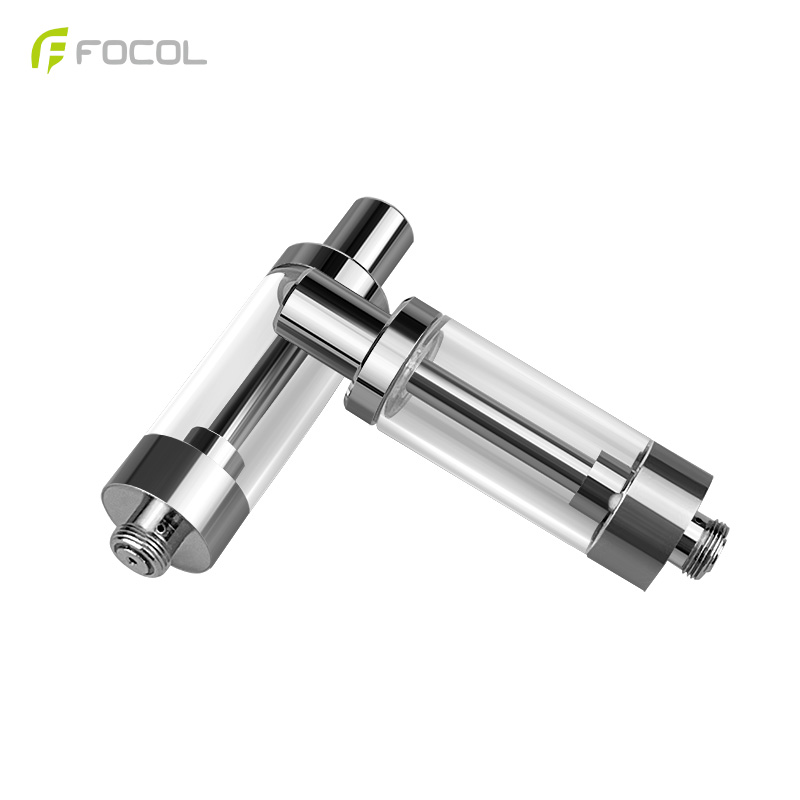 FC20 Ceramic coil Cartridge FOCOL brand Top filling 2ml Cbd Carts 510 thread Empty Metal Vape leakproof