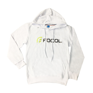White Casual Focol Hoodie