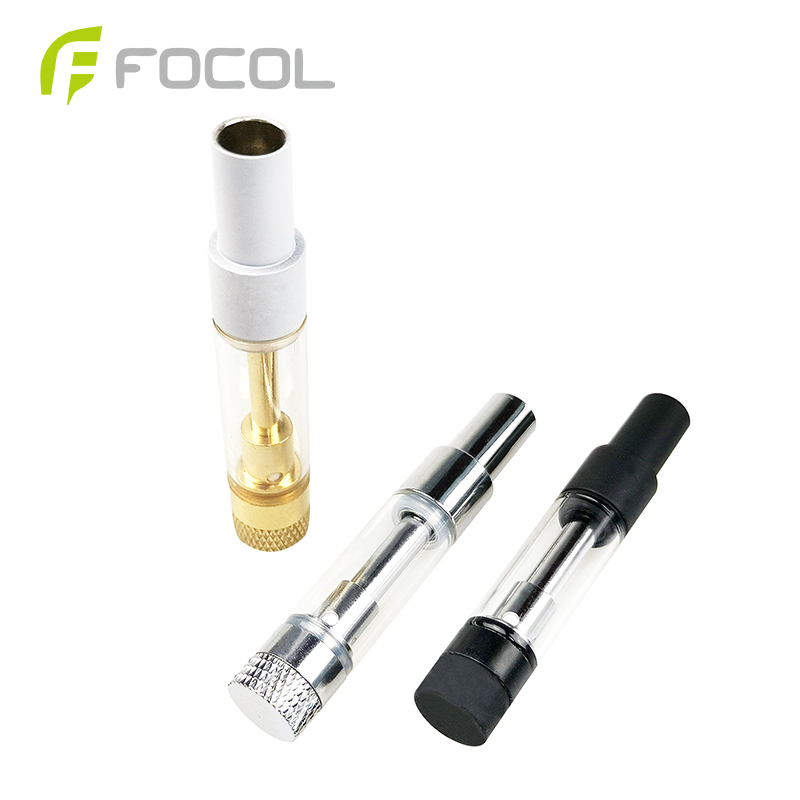 Focol Round Metal Tip CBD Vape Cartridge