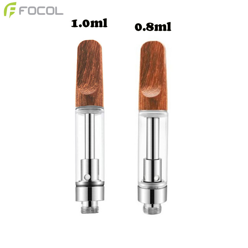 Focol China Wood Tip 0.8ml 1ml Vape Cartridges