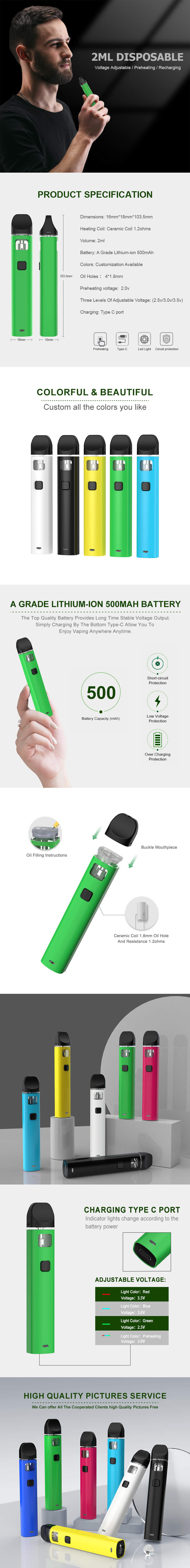 2 gram disposable vape details