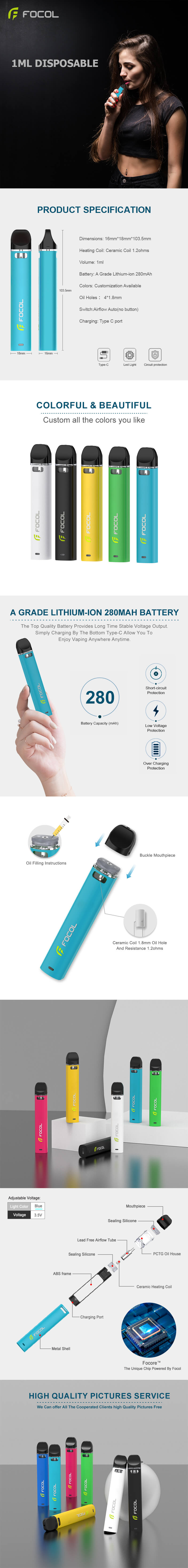 1ml disposable vape details