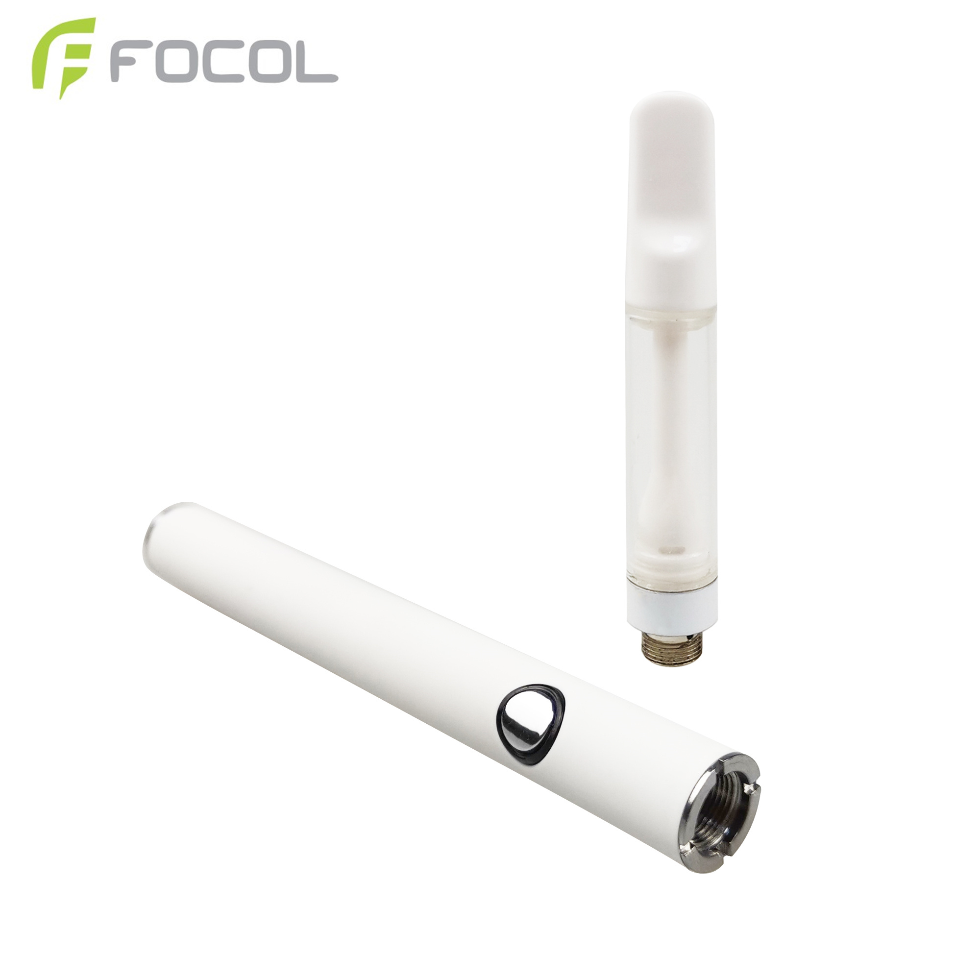 Empty Cbd Thc Oil Disposable Vape Battery with Button