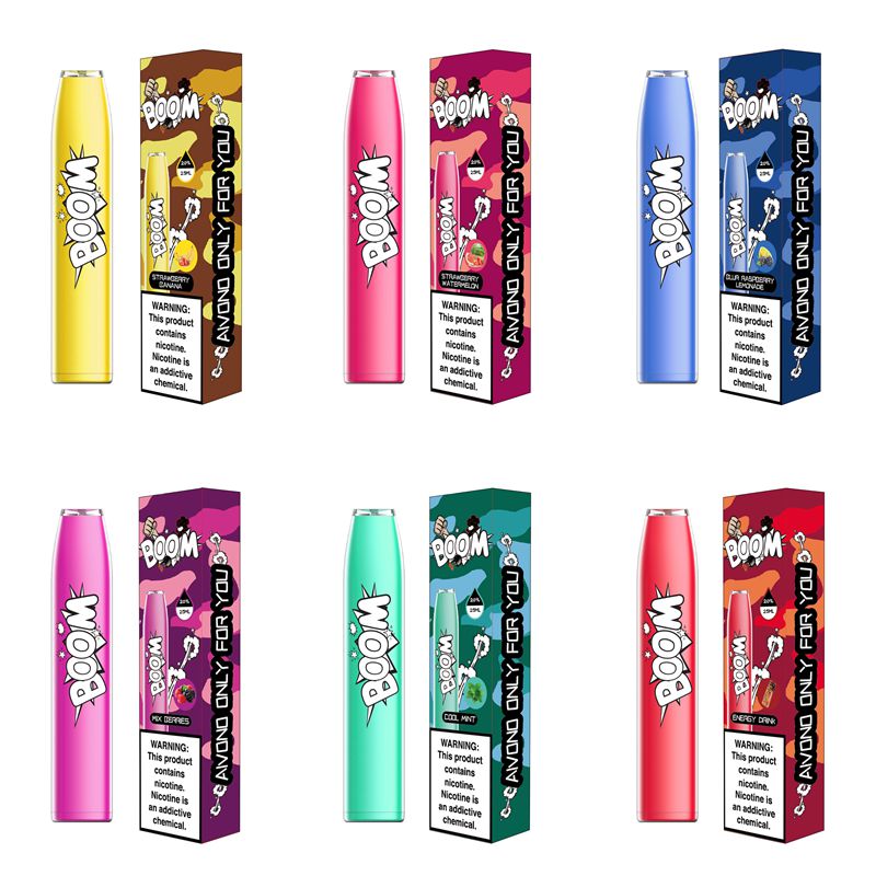 Wholesale 600 Puffs Disposable Vape Pen Fruit Flavor Electronic Cigarette 