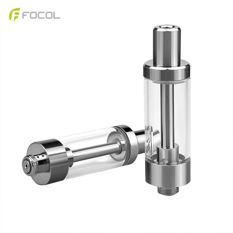FC20 Ceramic coil Cartridge FOCOL brand Top filling 2ml Cbd Carts 510 thread Empty Metal Vape leakproof
