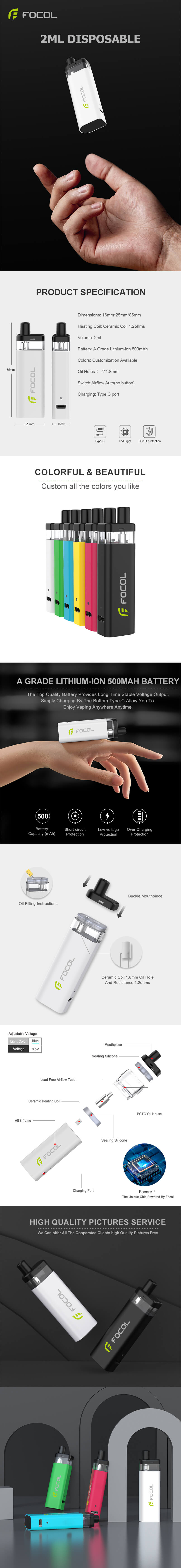 2 gram emtpy vape details