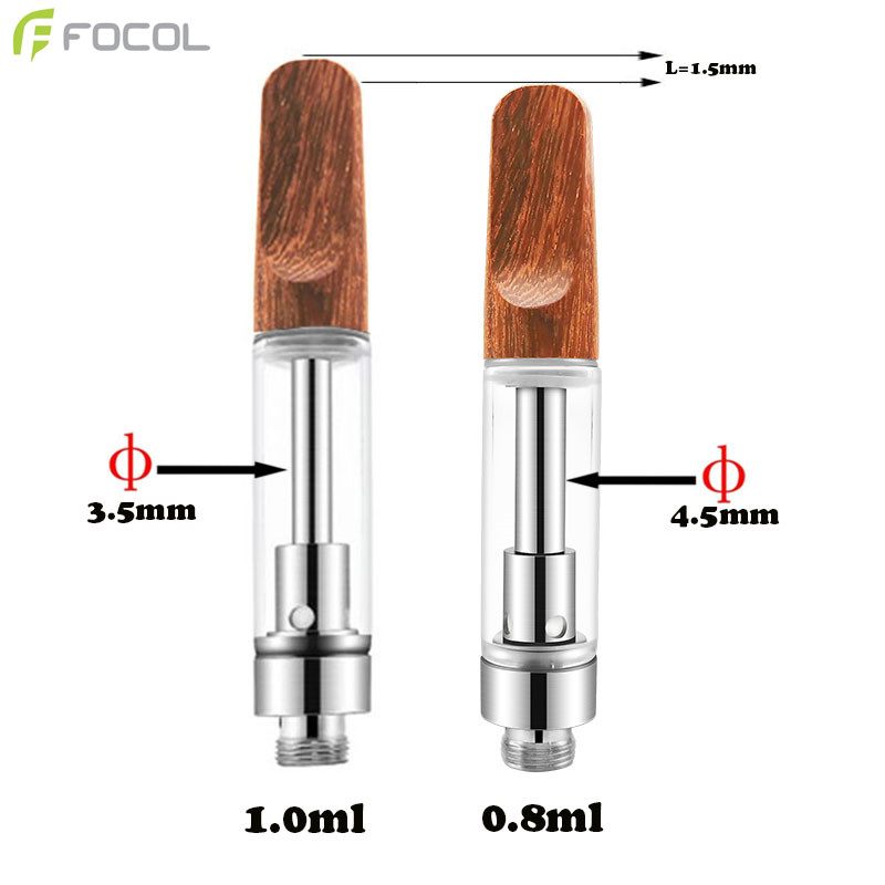Focol 1ml Wood Tip HHC Vape Cartridge